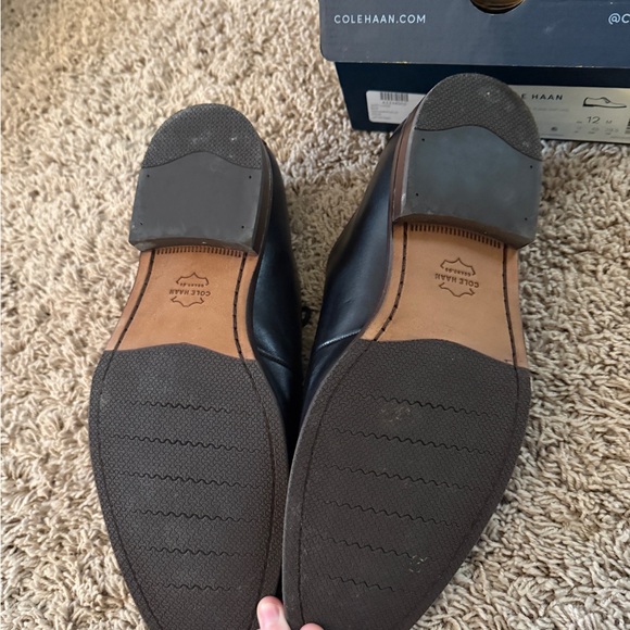 Cole Haan Men\'s Black Leather Dress Shoes